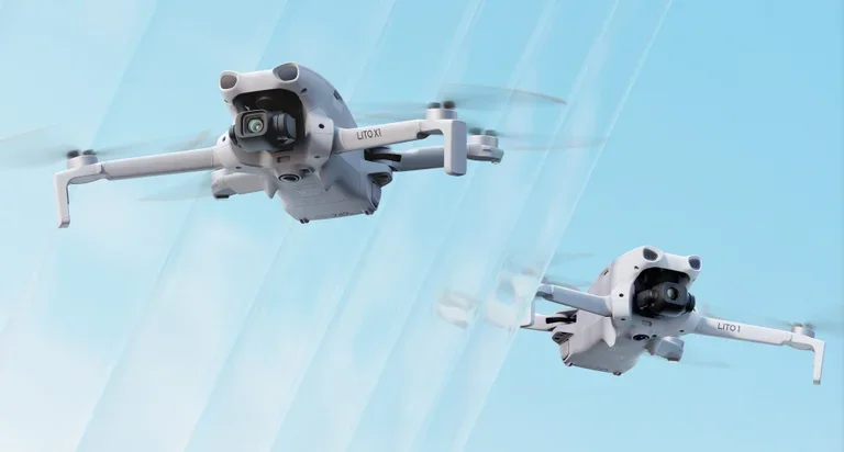 DJI Lito 1 与 Lito X1 新一代智能飞行器双机实拍